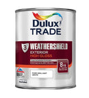 Dulux Trade Weathershield Quick Dry Exterior High Gloss Pure Brilliant White 5l Buy Online at Decor Express, Clapham and Richmond, London