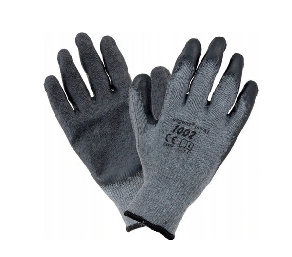 Work Gloves 1002 Black - Size 10 (EXTRA LARGE)