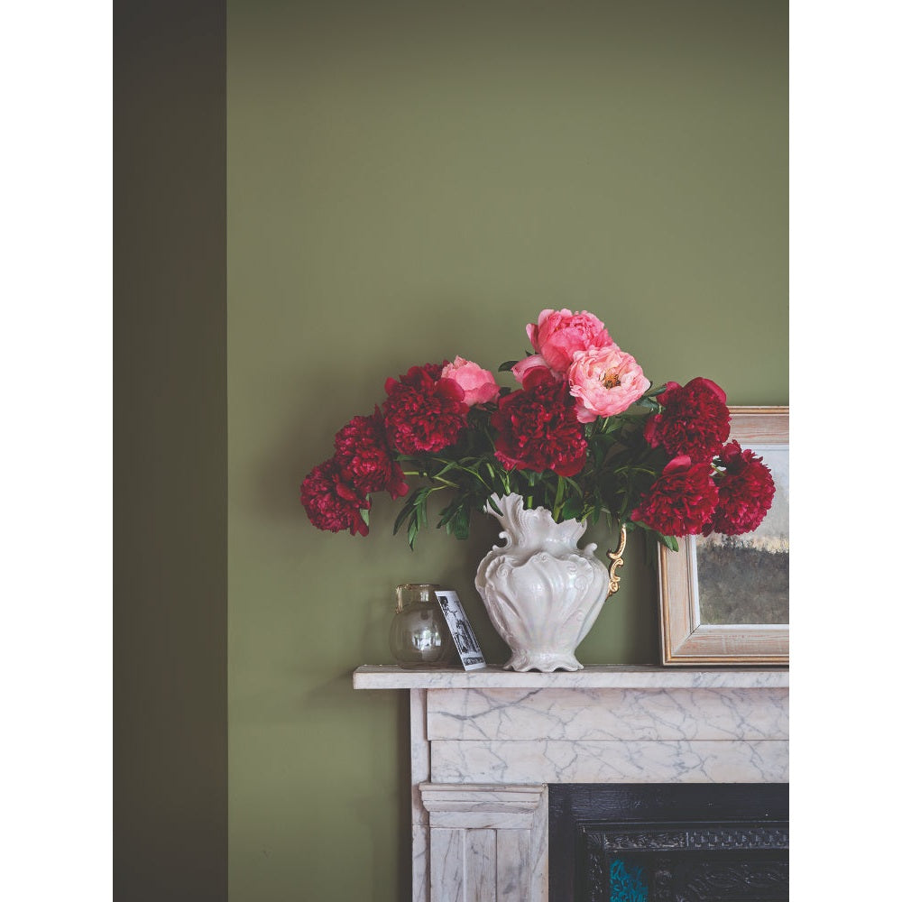 Farrow & Ball Sap Green No.199 paint in a lifestyle setting