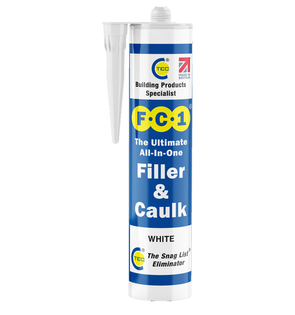 C-Tec FC1 All-in-One Filler & Caulk White 310ml