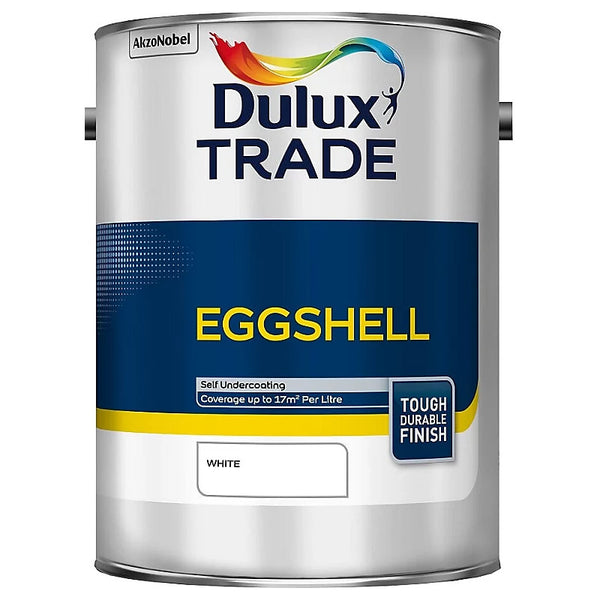 Dulux Trade Eggshell White 5L