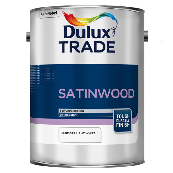 Dulux Trade Satinwood Brilliant White 5L