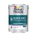 Dulux Trade Quick Dry Satinwood Pure Brilliant White 5L