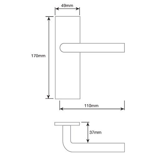 Wentworth Door Handle PEW500