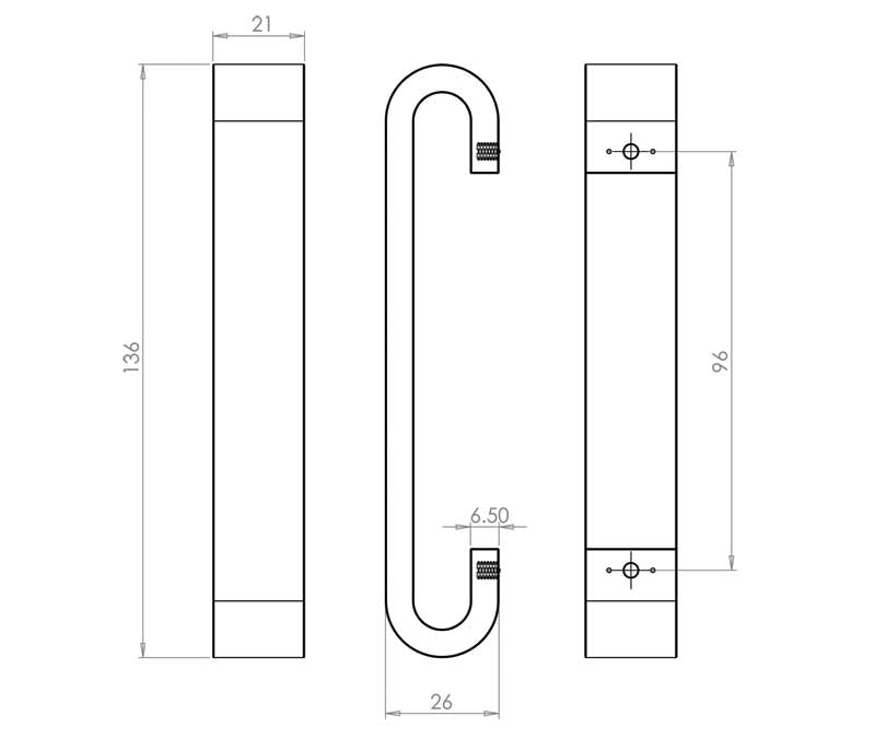 Narvi Cabinet Handles 96mm