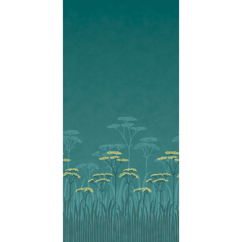 Little Greene Achillea wallpaper in Aurora