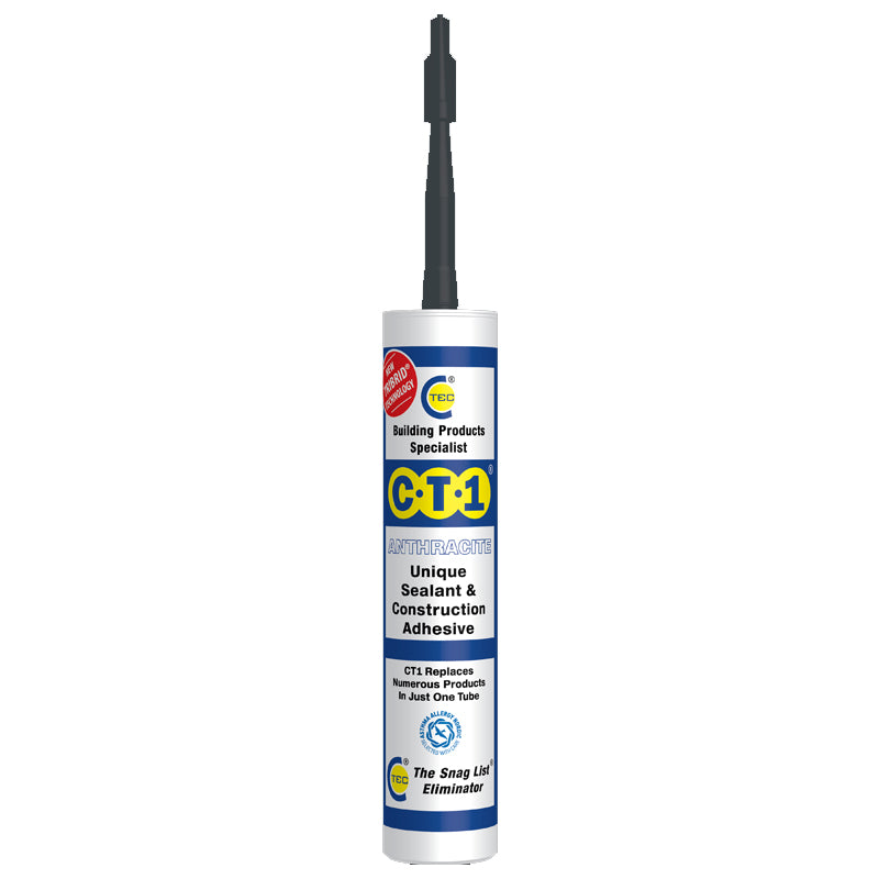 C-Tec Black Sealant & Construction Adhesive 290ml