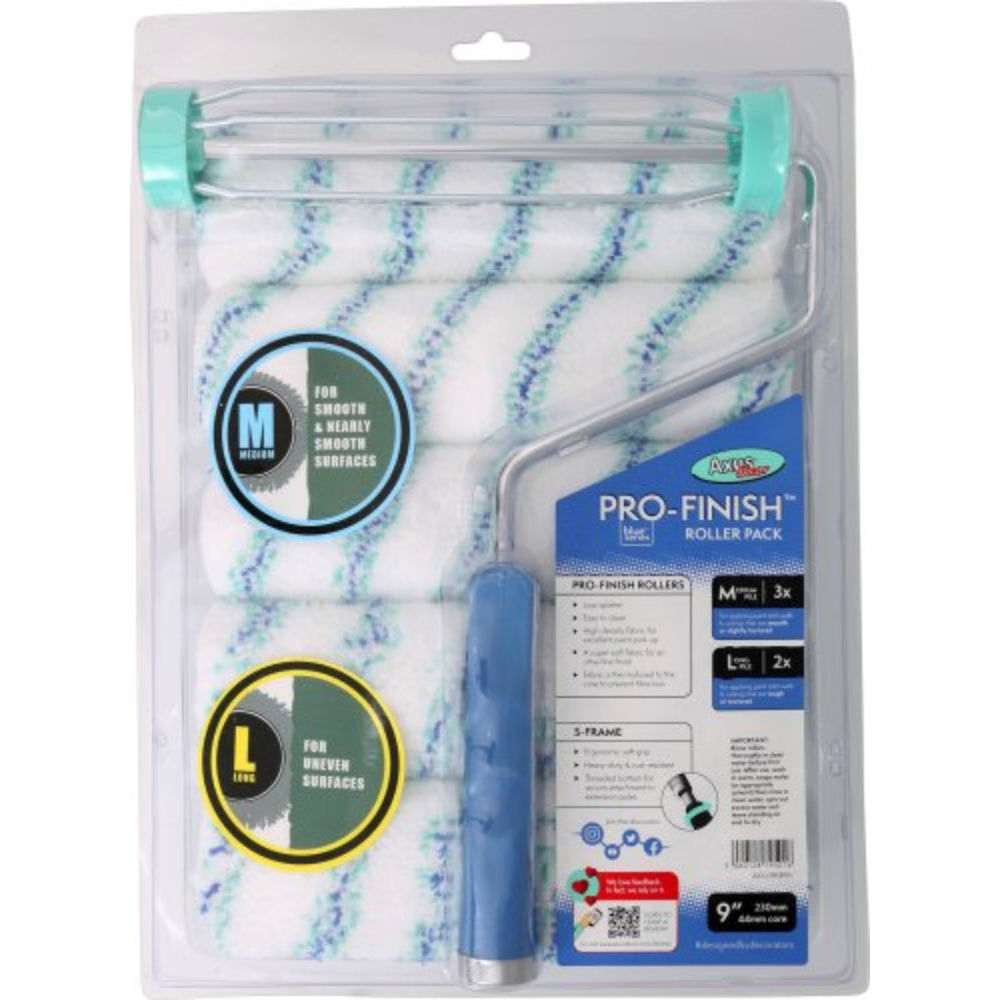 Axus Pro-Finish Decorators Roller Kit – full product on white square background
