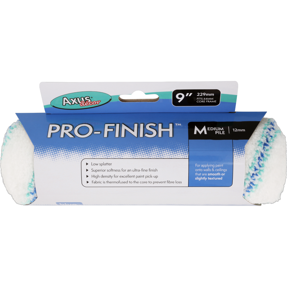Axus Blue Pro-Finish Roller Sleeve – full product centered with white margins