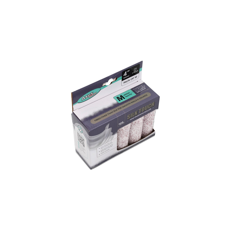 Axus Mink Series Silk Touch Roller Sleeve Pack of 10 – full product centered with white margins