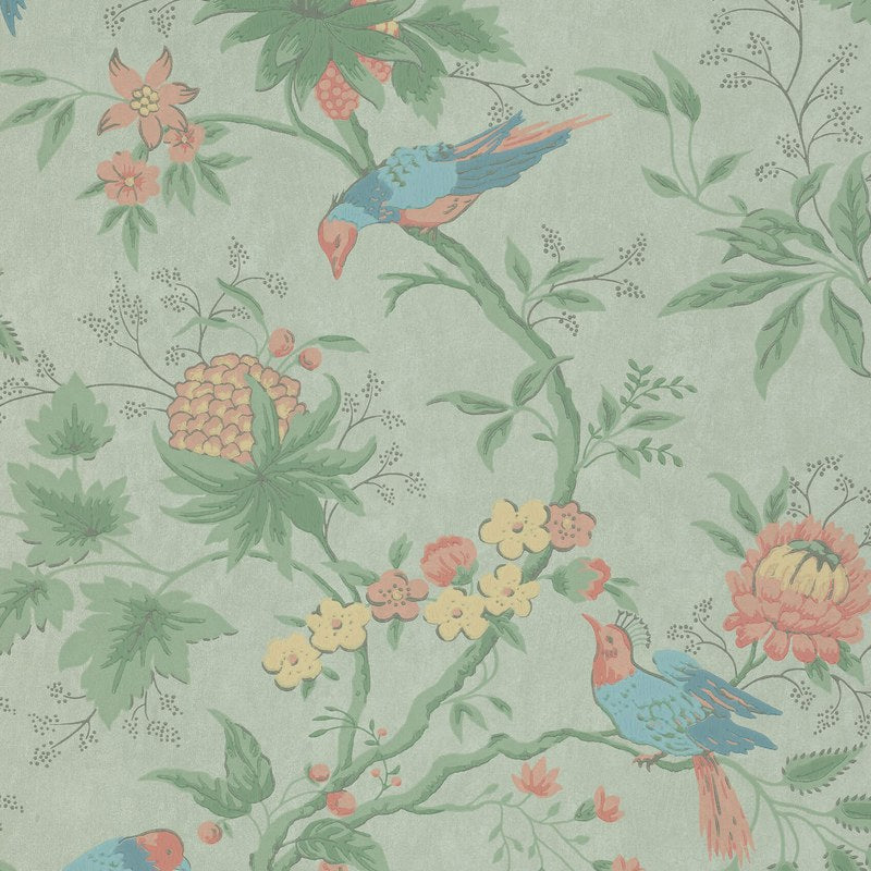 Little Greene Brooke House wallpaper in Silk