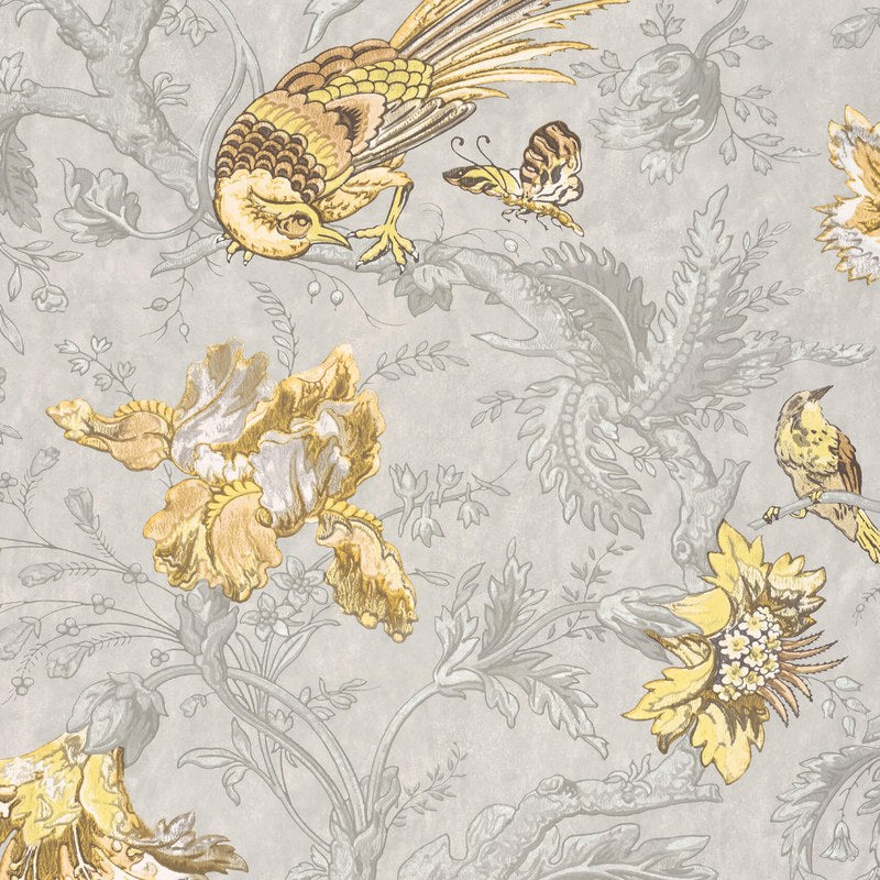 Little Greene Crowe Hall Lane wallpaper in Gilt