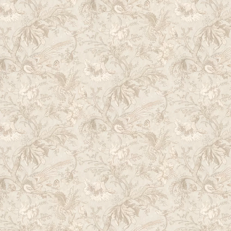 Little Greene Crowe Hall Lane wallpaper in Talcum