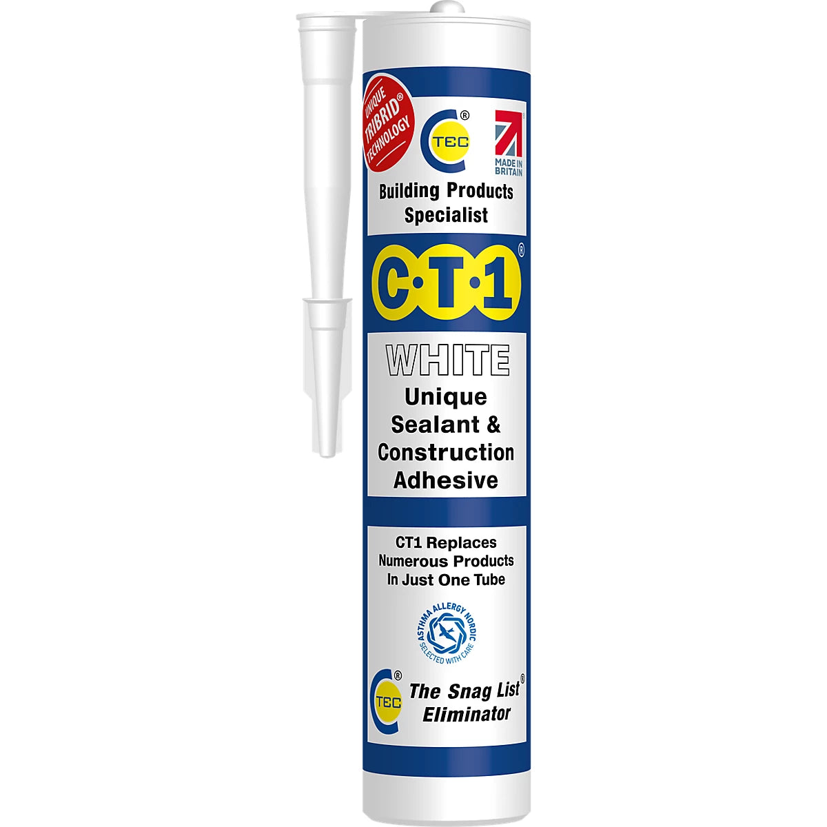 C-Tec Clear Sealant & Construction Adhesive 290ml