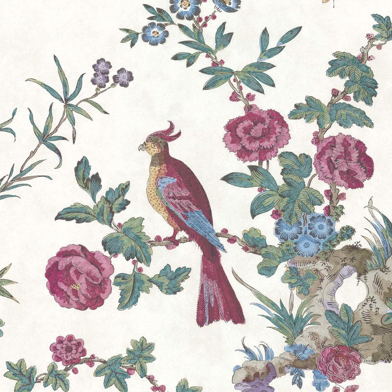 Little Greene Darwin wallpaper in Serein