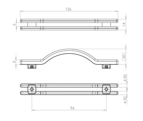 Altura Handle Polished Chrome