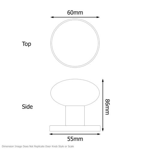 Faceted Glass Mortice Knobs JH5255PC