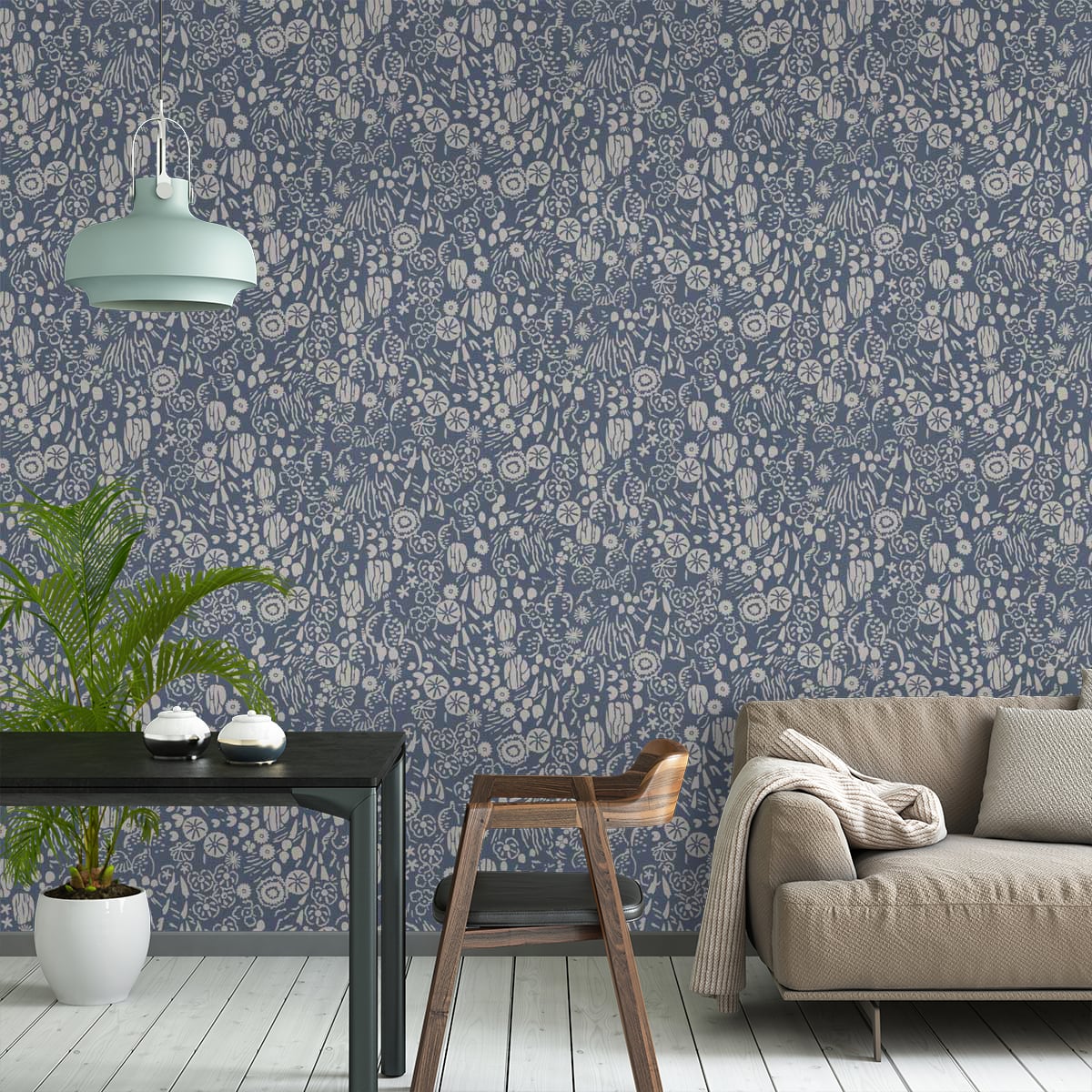 Farrow & Ball Atacama Wallpaper room inspiration