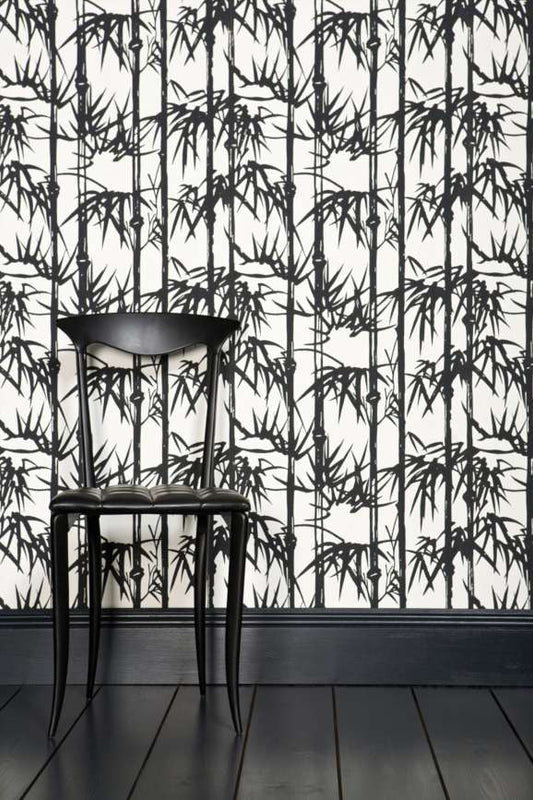 Farrow & Ball Bamboo wallpaper lifestyle image