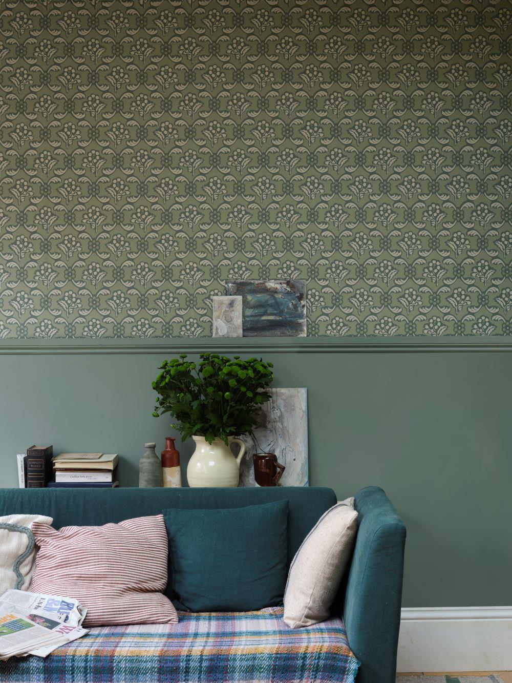 Farrow & Ball Baracé Wallpaper room inspiration