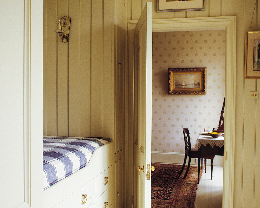 Farrow & Ball Brockhampton Star Wallpaper room inspiration