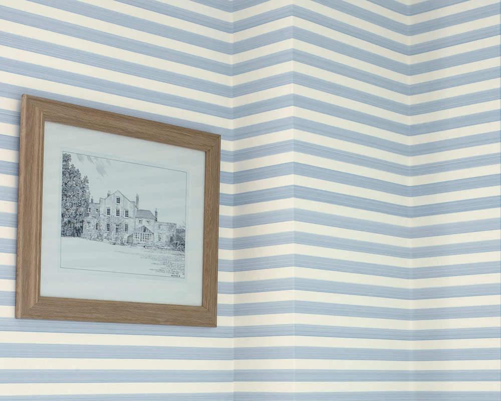 Farrow & Ball Closet Stripe Wallpaper room inspiration