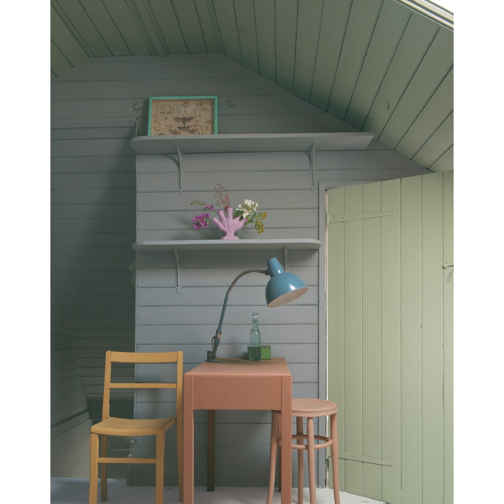 Farrow & Ball Cooking Apple Green No.32 paint in a lifestyle setting