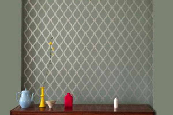 Farrow & Ball Crivelli Trellis Wallpaper room inspiration