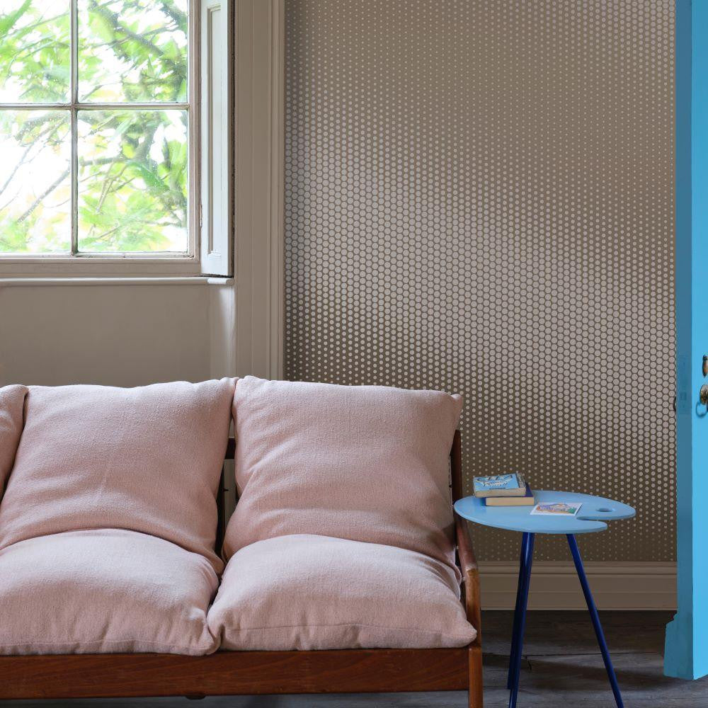 Farrow & Ball Dot Wallpaper room inspiration