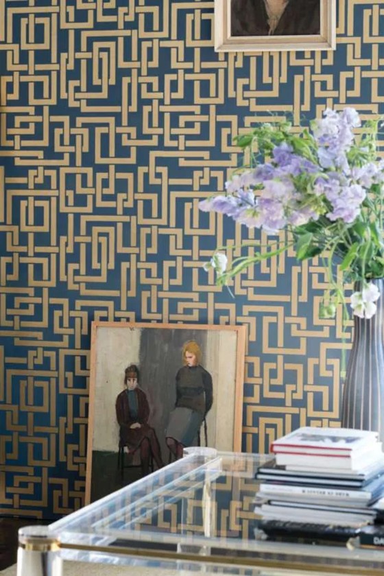 Farrow & Ball Enigma Wallpaper room inspiration