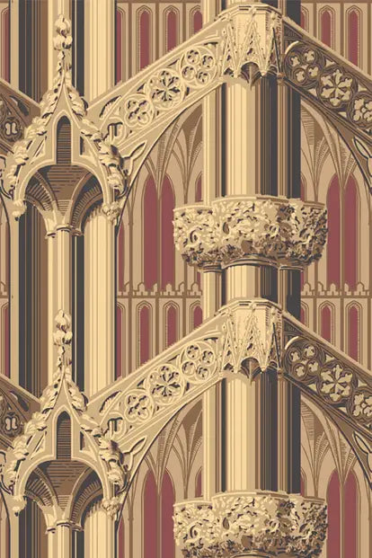 Farrow & Ball Gothic Wallpaper BP 6904
