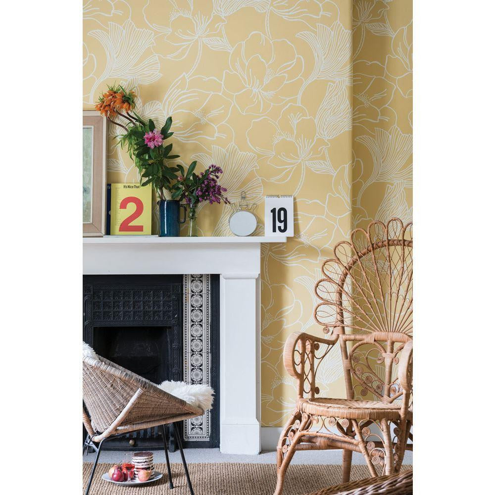 Farrow & Ball Helleborus Wallpaper room inspiration