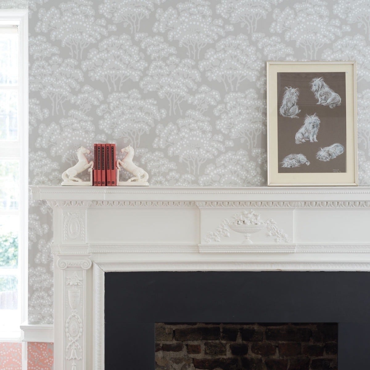 Farrow & Ball Hornbeam Wallpaper room inspiration