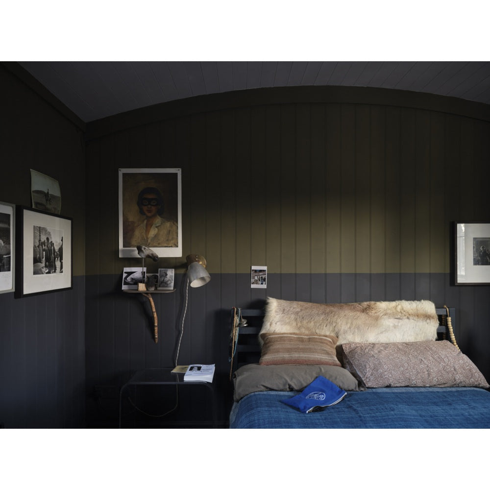 Farrow & Ball Liquorice No.CB10 paint in a lifestyle setting