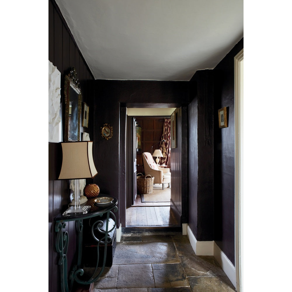 Farrow & Ball Mahogany No.36 paint in a lifestyle setting