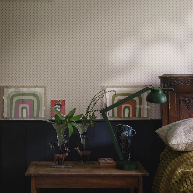 Farrow & Ball Polka Square Wallpaper room inspiration