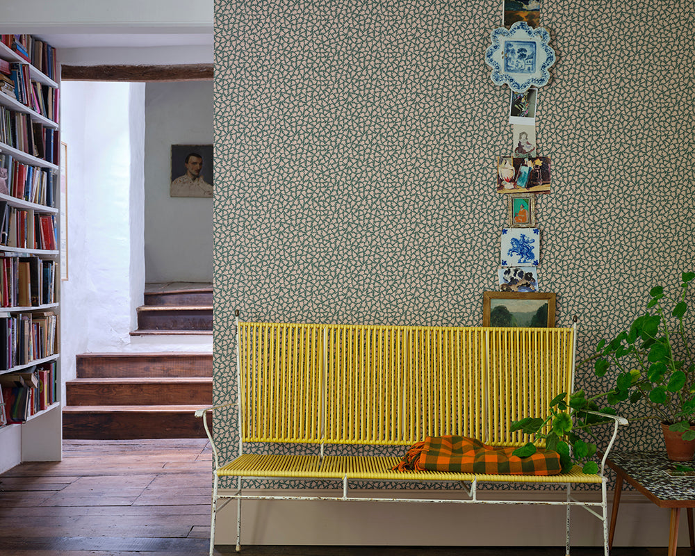 Farrow & Ball Renaissance Leaves Wallpaper room inspiration