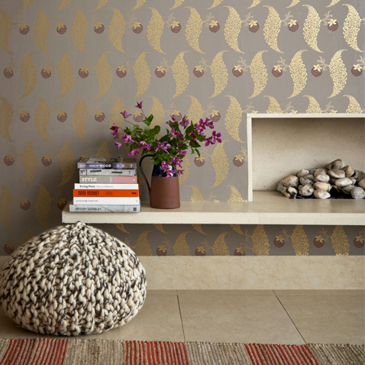 Farrow & Ball Rosslyn Wallpaper room inspiration