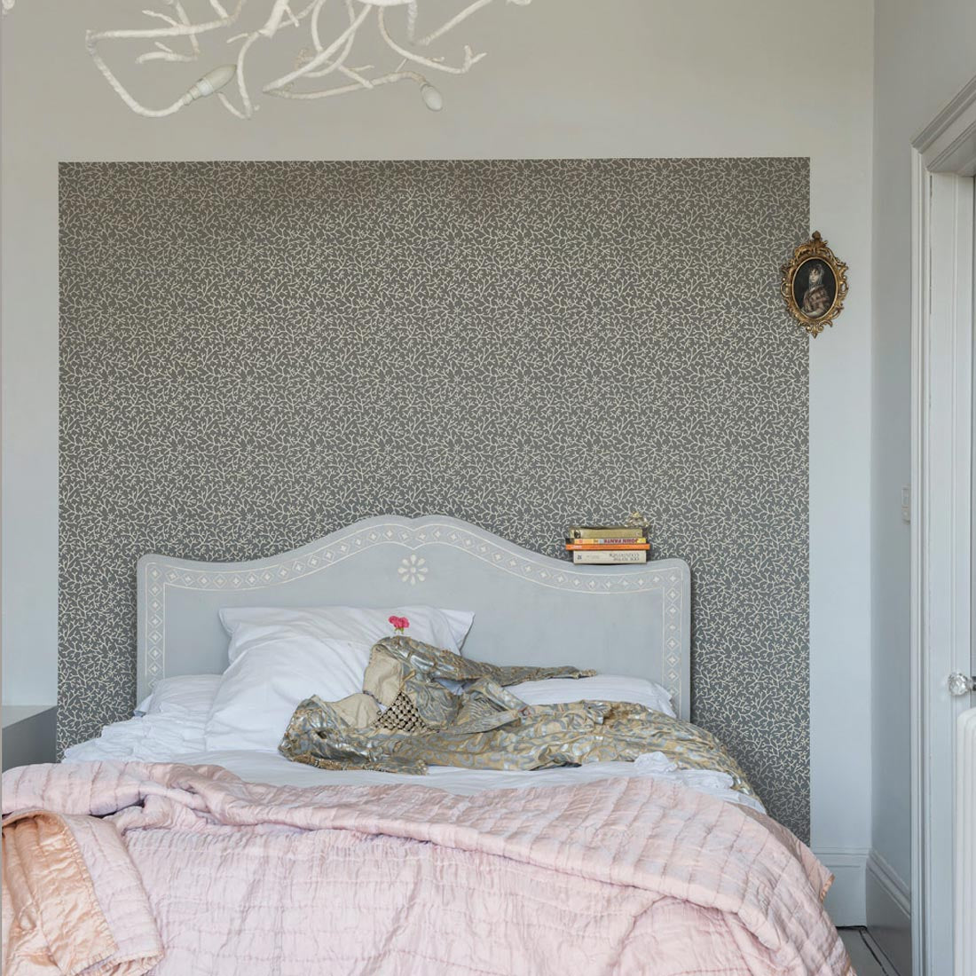 Farrow & Ball Samphire Wallpaper room inspiration