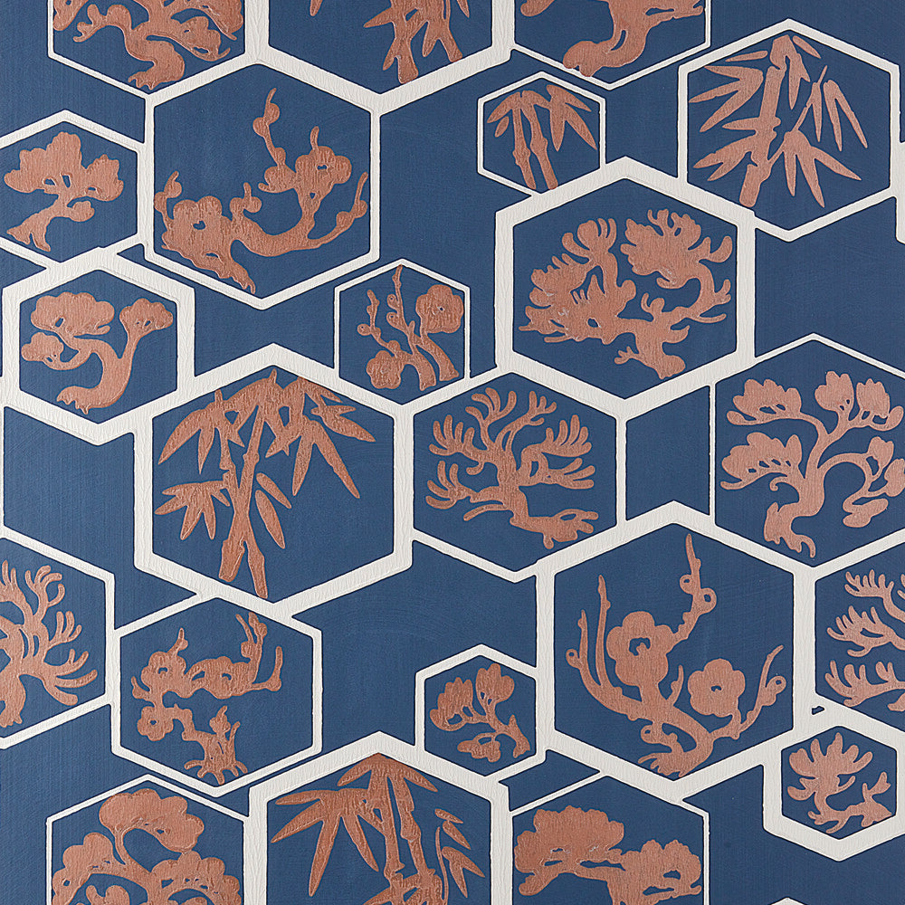 Farrow & Ball Shouchikubai Wallpaper BP 4504 pattern