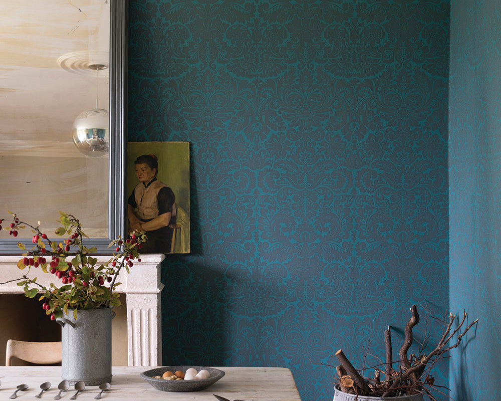 Farrow & Ball Silvergate Wallpaper room inspiration