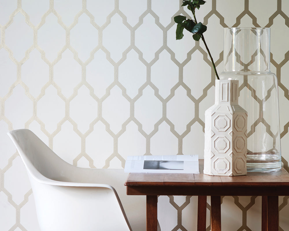 Farrow & Ball Tessella Wallpaper room inspiration