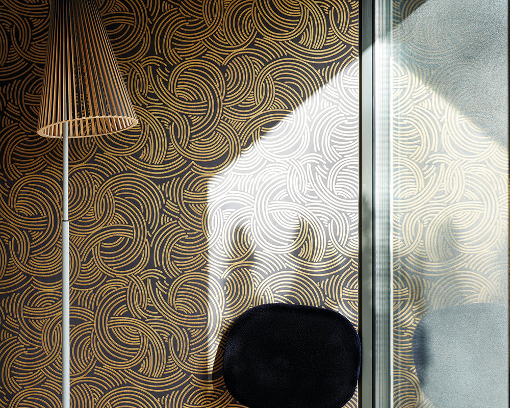 Farrow & Ball Tourbillon Wallpaper room inspiration