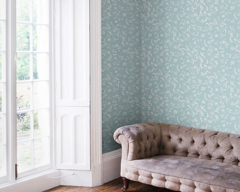 Farrow & Ball Uppark Wallpaper room inspiration