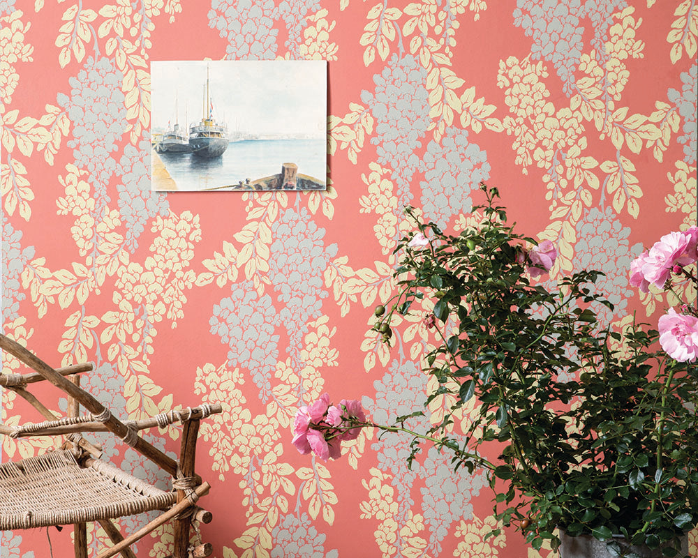 Farrow & Ball Wisteria Wallpaper room inspiration