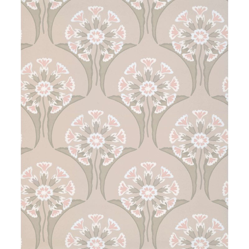 Little Greene Hencroft wallpaper in Lute