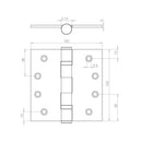 Steel Ball Bearing Hinge