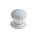 Porcelain Mortice Door Knob White 60mm JC10