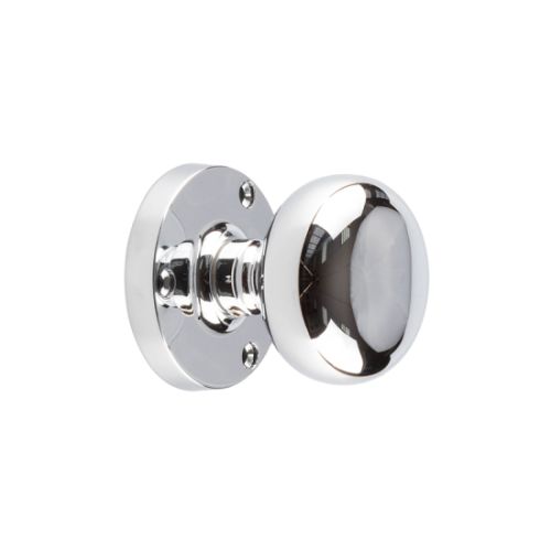 Mushroom Mortice Knob JV35PC Polished Chrome