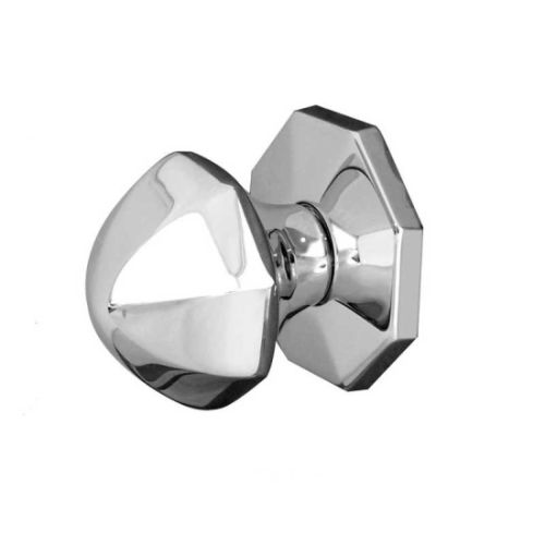 Centre Door Knob 65mm JV49PC Polished Chrome